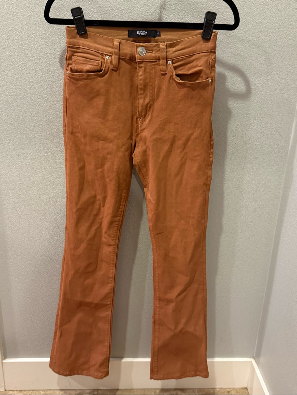 Hudson Jeans Women's Boot-Cut Jeans in Rust